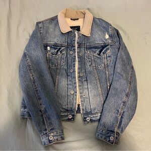 ABERCROMBIE Sherpa Denim Jacket